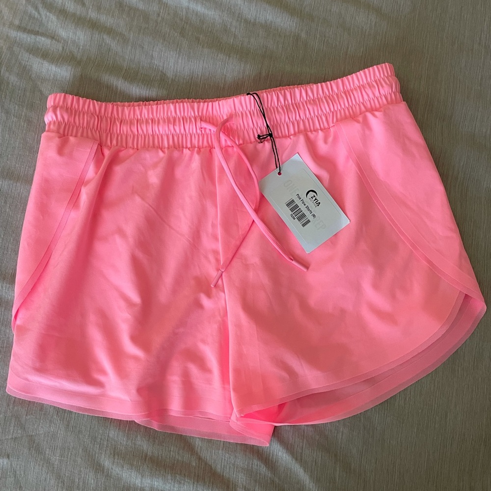 ZYIA pink flow shorts